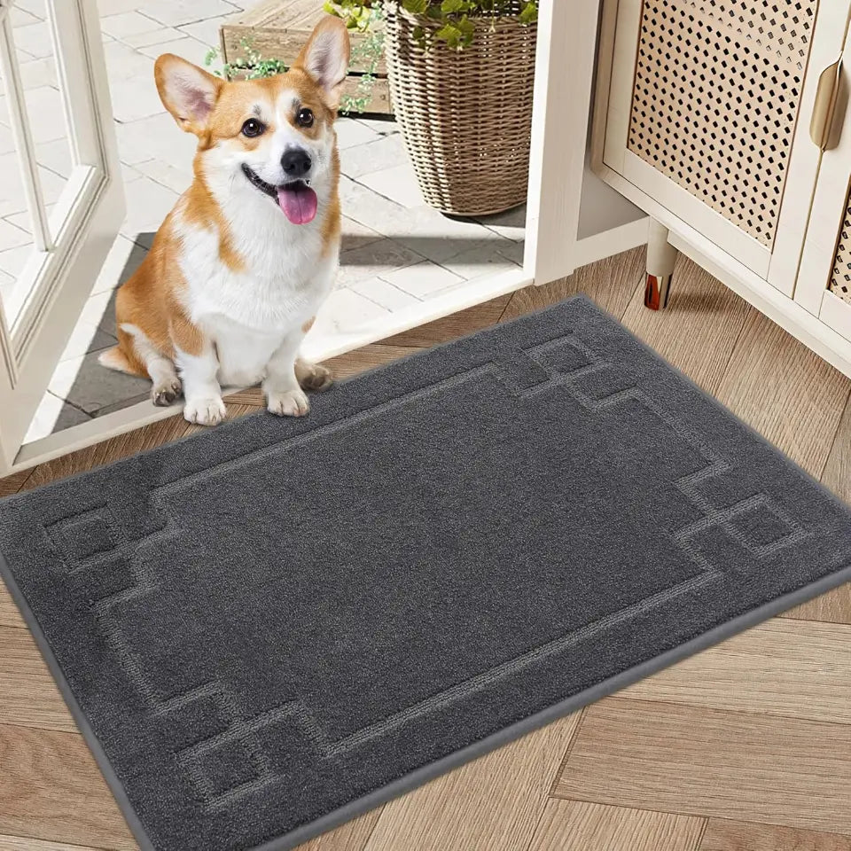 20x32 Dark Grey Classic Framed Thin Door Mat