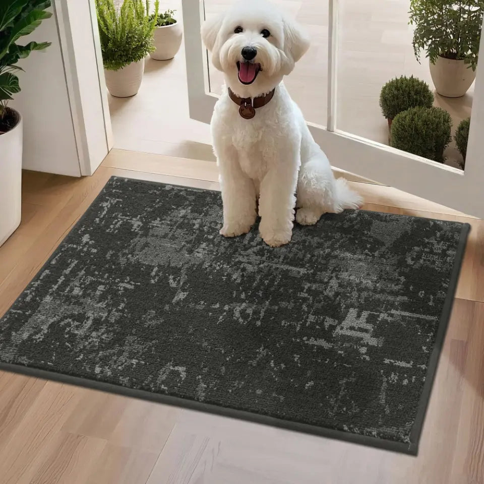 20x32 Grey Abstract Stylish Door Mats