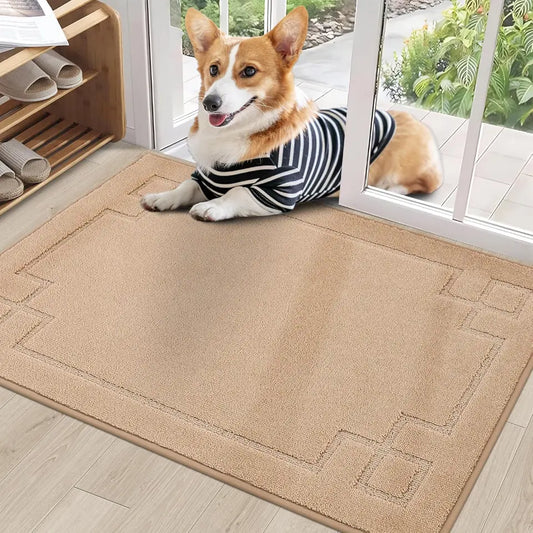 24x36 Beige Classic Framed Thin Door Mat