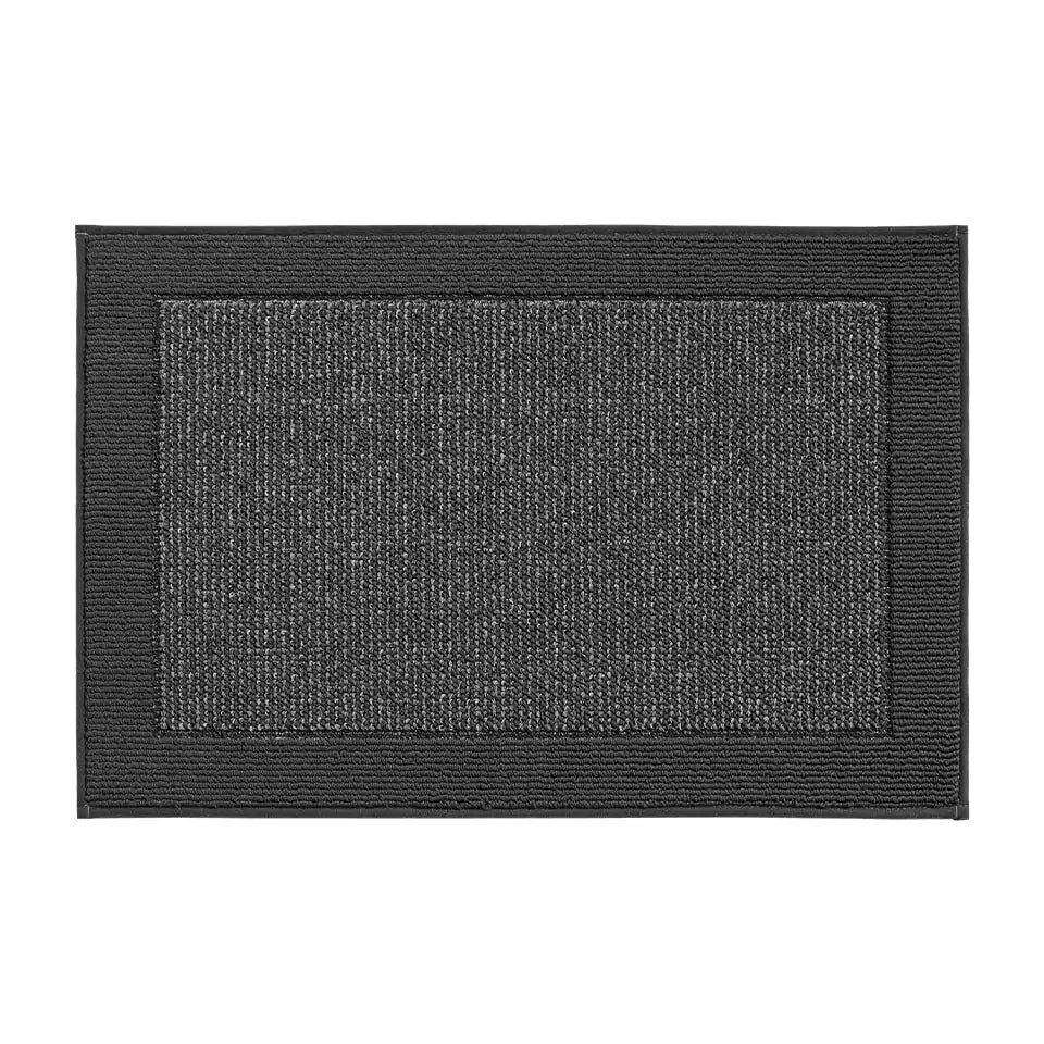 24x36 Charcoal Non-Slip Washable Entryway Rugs