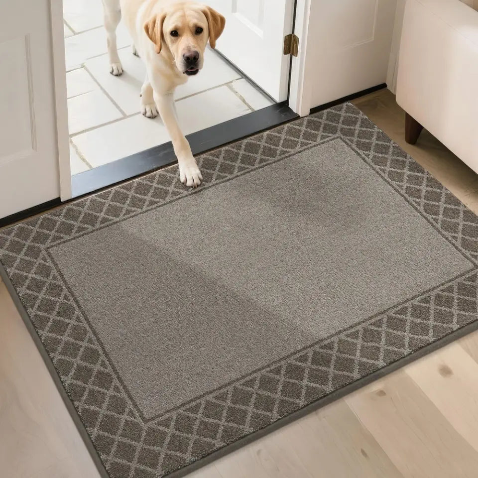 24x36 Light Brown Non Slip Front Door Mat