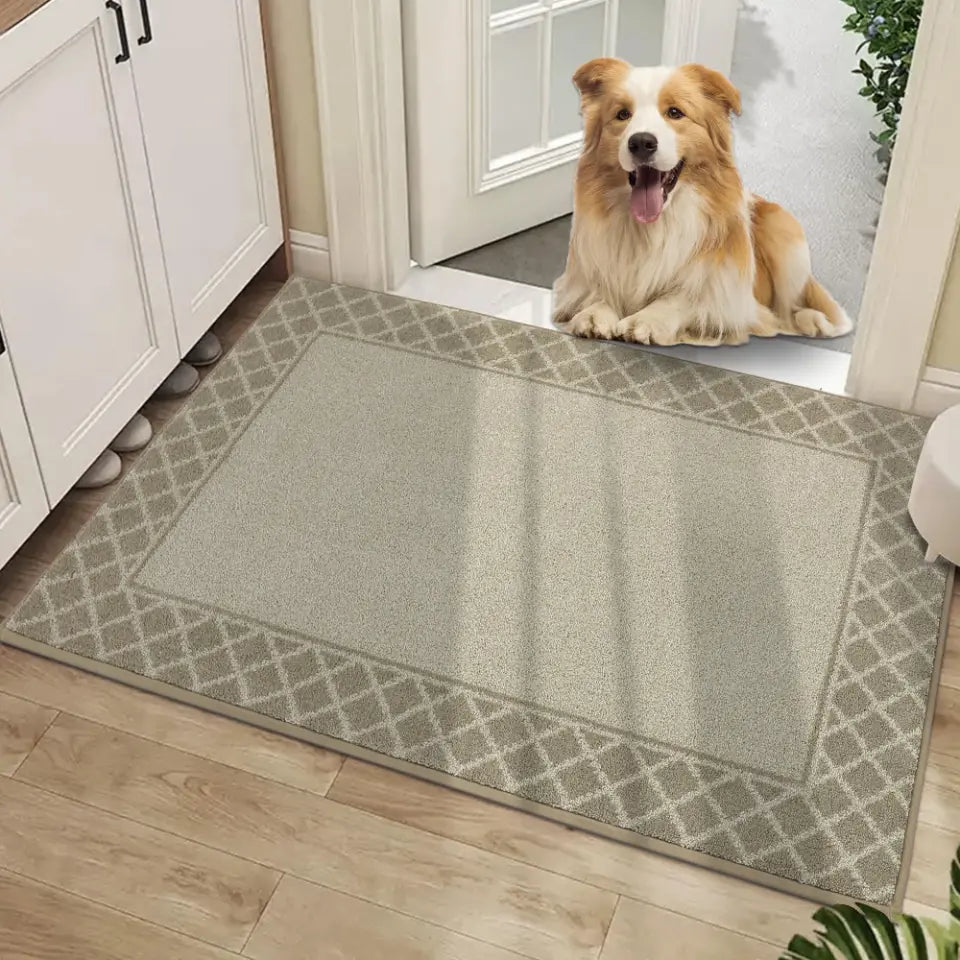 24x36 Taupe Non Slip Front Door Mat