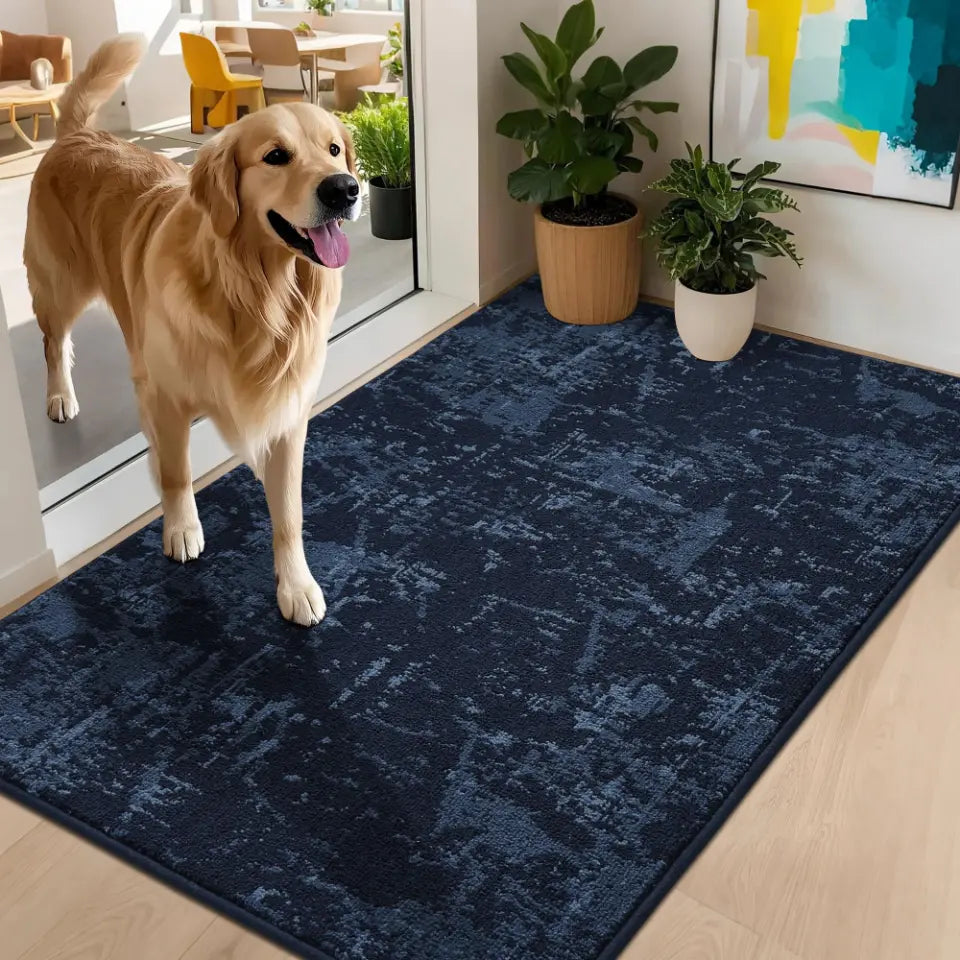 32x48 Blue Abstract Stylish Door Mats