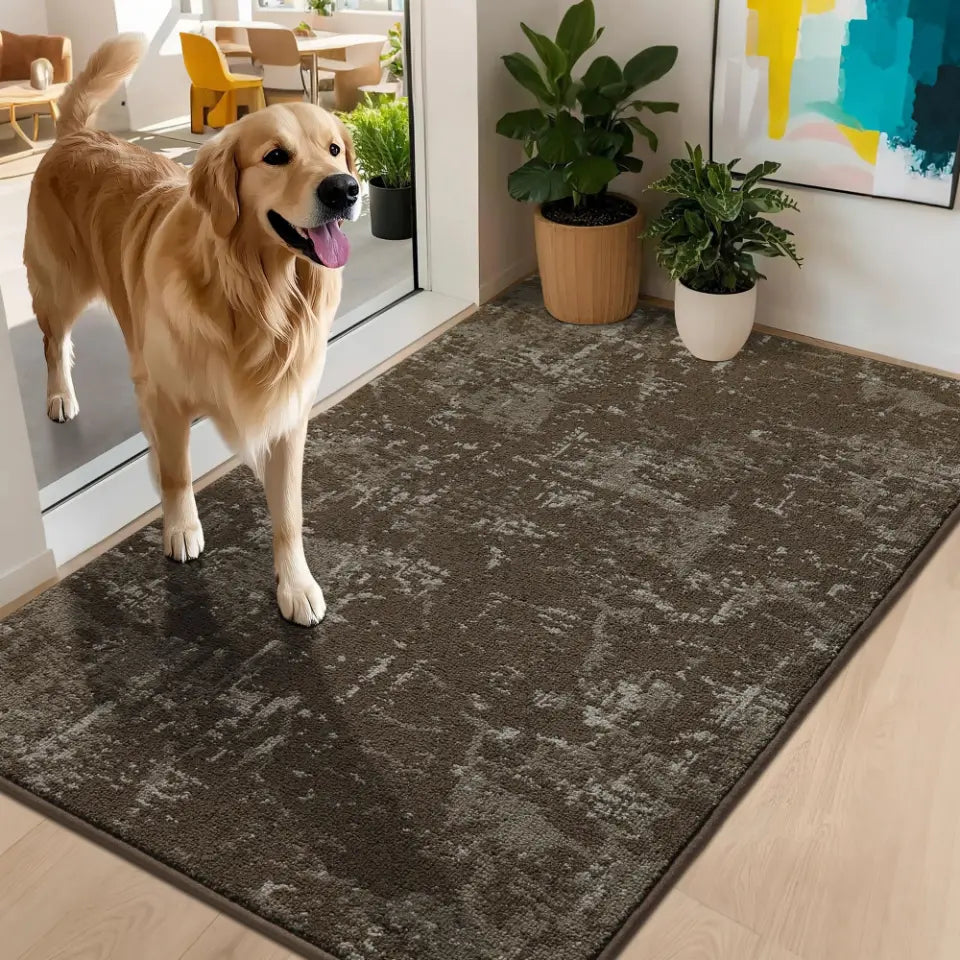 32x48 Brown Abstract Stylish Door Mats