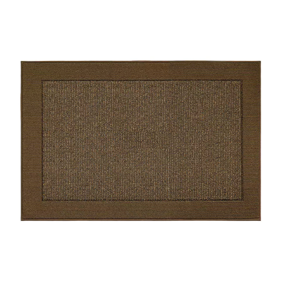 32x48 Brown Non-Slip Washable Entryway Rugs