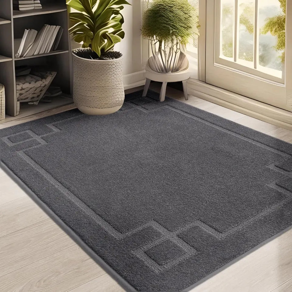 32x48 Dark Grey Classic Framed Thin Door Mat