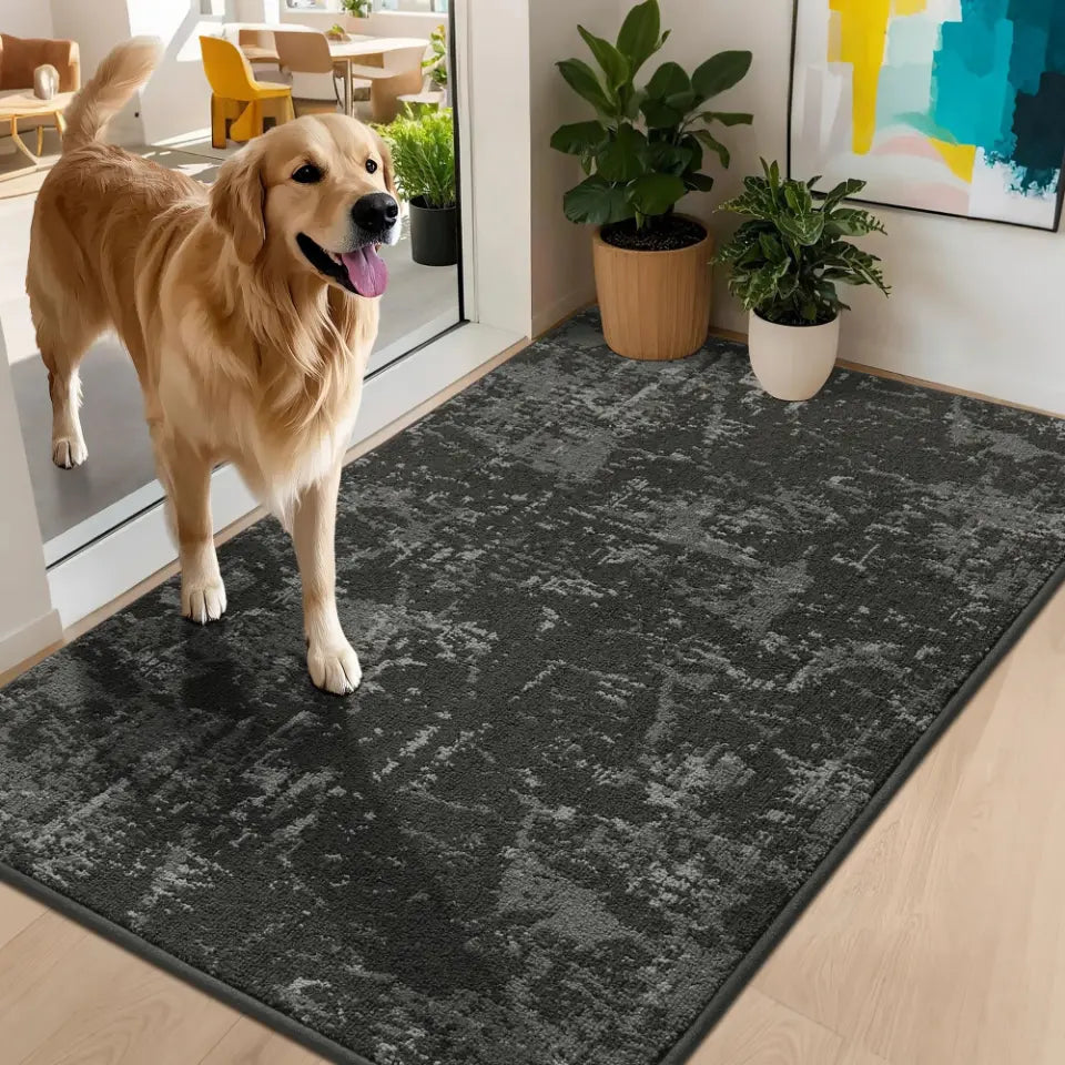 32x48 Grey Abstract Stylish Door Mats