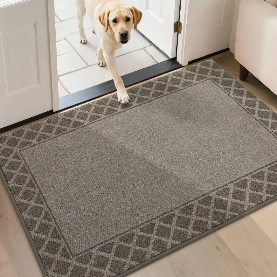 32x48 Light Brown Non Slip Front Door Mat