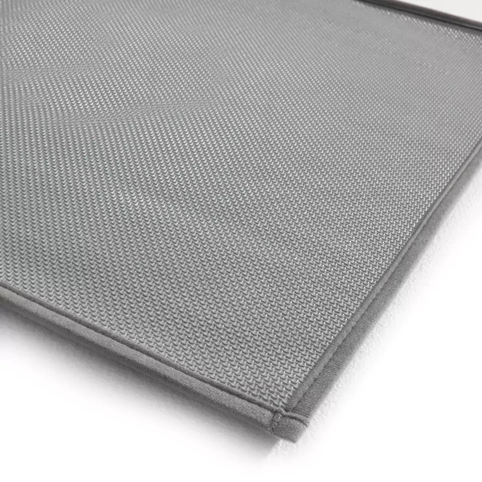 Backing Material Details of Classic Framed Large Kitchen Rugs Set