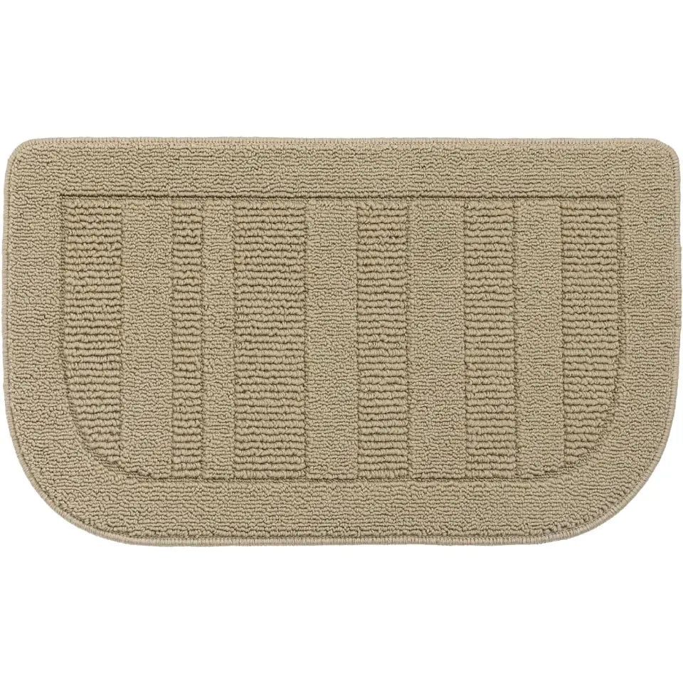 Beige D Shaped Small Area Rugs for Kitchen