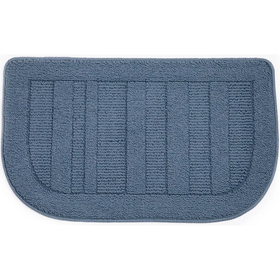 Blue D Shaped Small Area Rugs for Kitchen