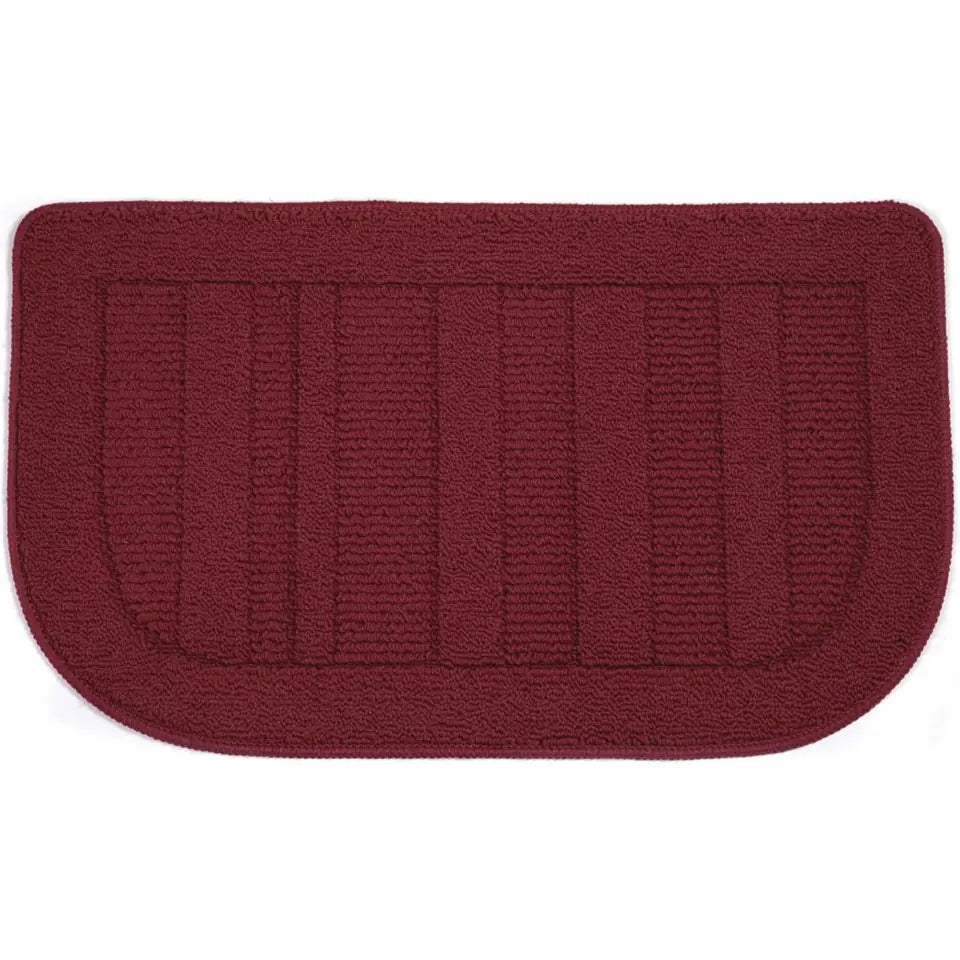 Red D Shaped Small Area Rugs for Kitchen