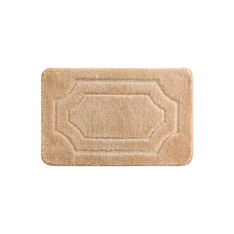 16x24 Brown Double Framed Tufted Bath Mats