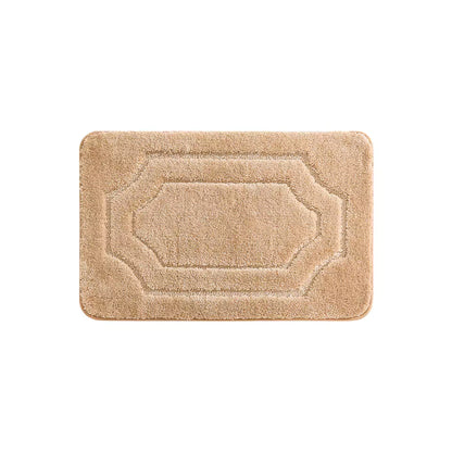 16x24 Brown Double Framed Tufted Bath Mats