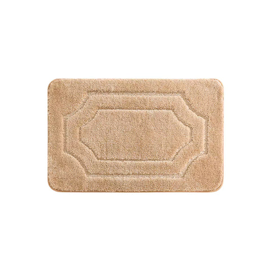 16x24 Brown Double Framed Tufted Bath Mats