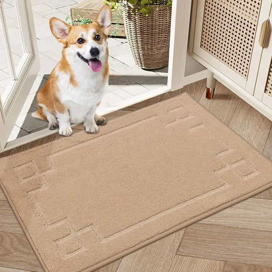 20x32 Beige Classic Framed Thin Door Mat