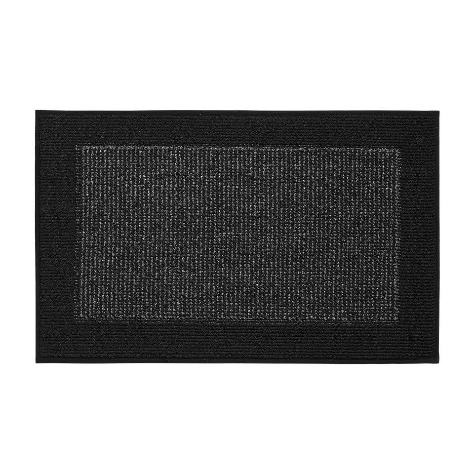 20x32 Black Non-Slip Washable Entryway Rugs