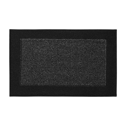 20x32 Black Non-Slip Washable Entryway Rugs