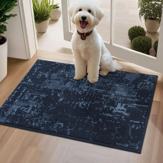20x32 Blue Abstract Stylish Door Mats