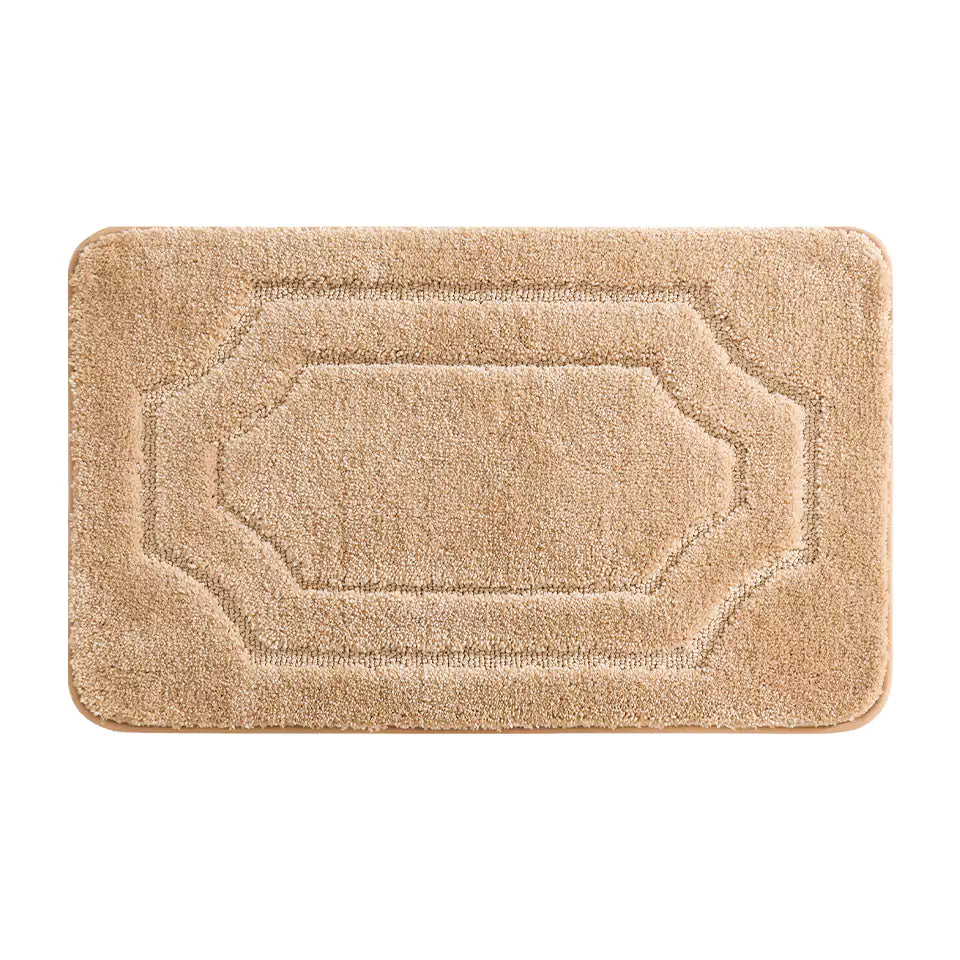 20x32 Brown Double Framed Tufted Bath Mats