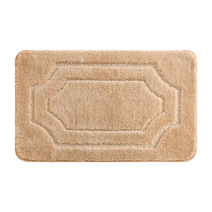 20x32 Brown Double Framed Tufted Bath Mats