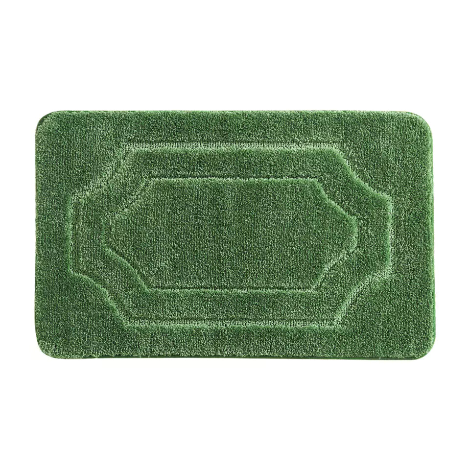 20x32 Green Double Framed Tufted Bath Mats