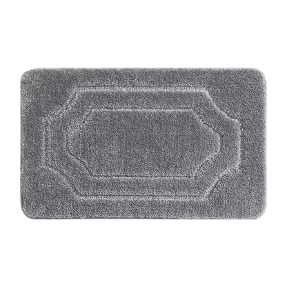 20x32 Grey Double Framed Tufted Bath Mats