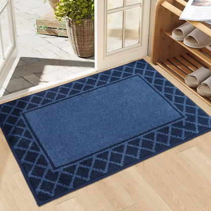20x32 Navy Blue Non Slip Front Door Mat