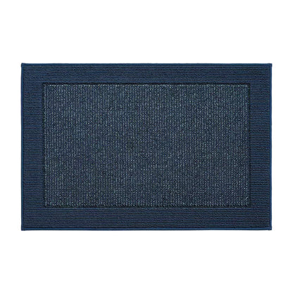 24x36 Blue Non-Slip Washable Entryway Rugs