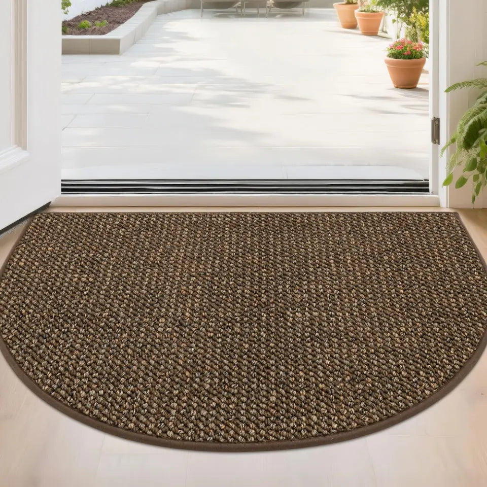 24x36 Brown Semicircular Doormat