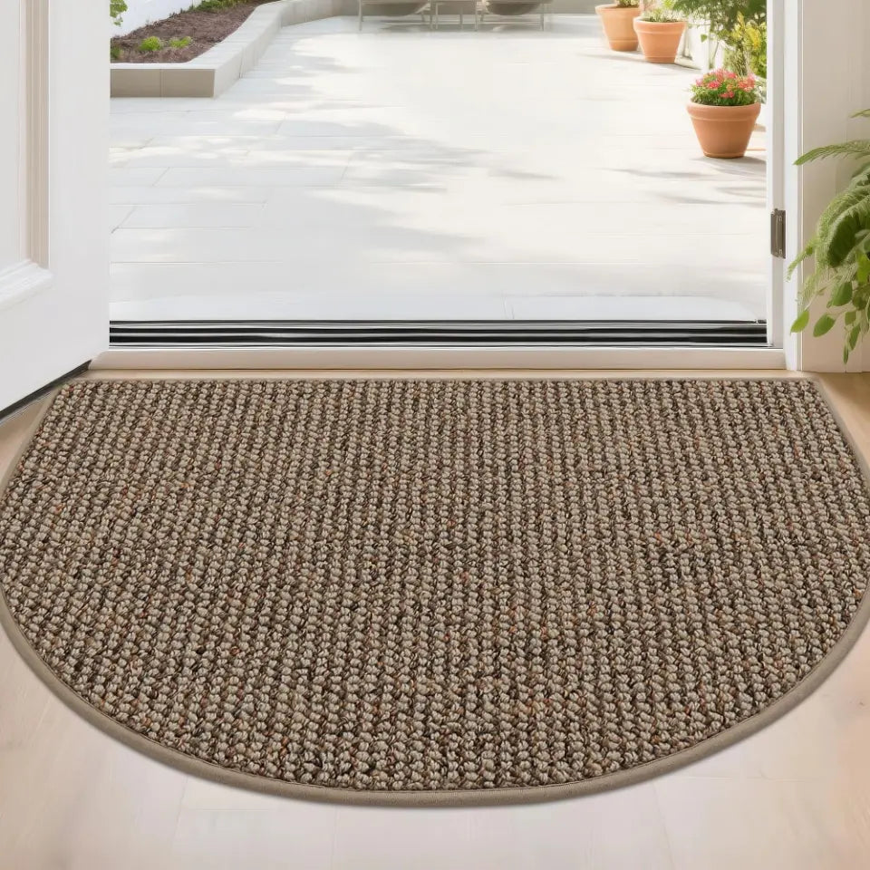 24x36 Taupe Semicircular Doormat
