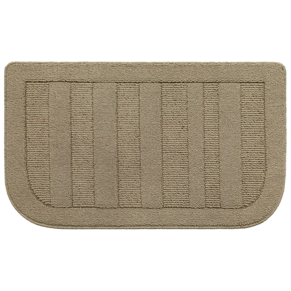 24x40 Beige D Shaped Small Area Rugs for Kitchen