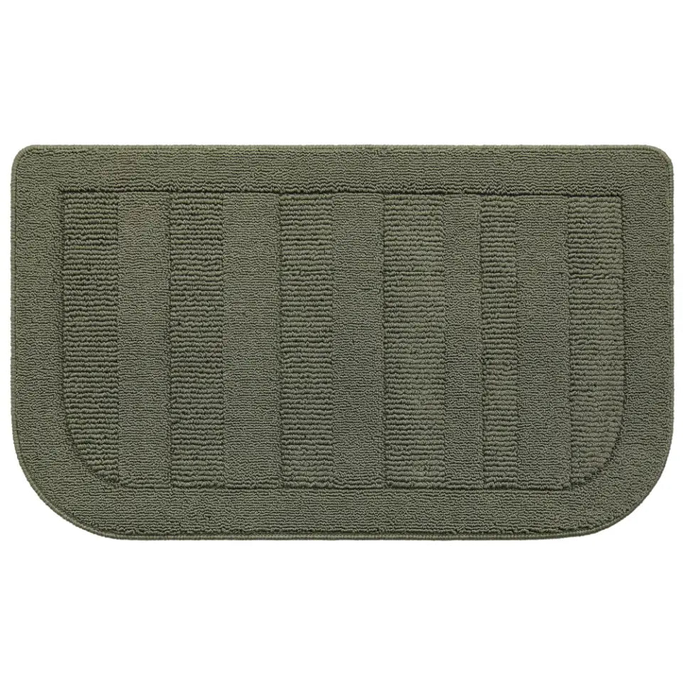 24x40 Green D Shaped Small Area Rugs for Kitchen