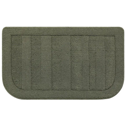 24x40 Green D Shaped Small Area Rugs for Kitchen