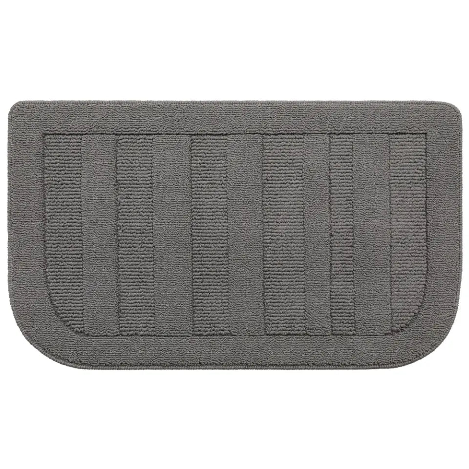 24x40 Grey D Shaped Small Area Rugs for Kitchen