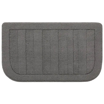 24x40 Grey D Shaped Small Area Rugs for Kitchen
