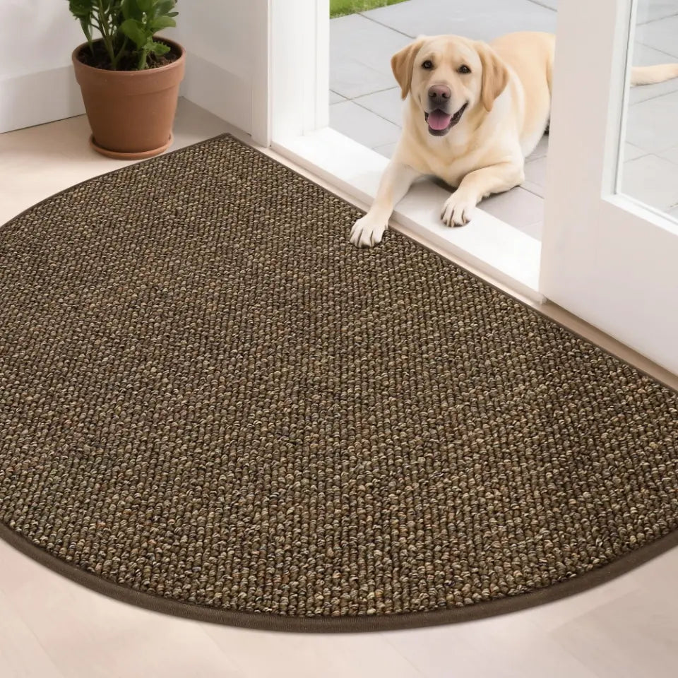 32x48 Brown Semicircular Doormat