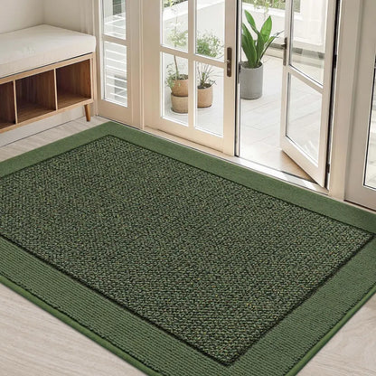 32x48 Green Non-Slip Washable Entryway Rugs