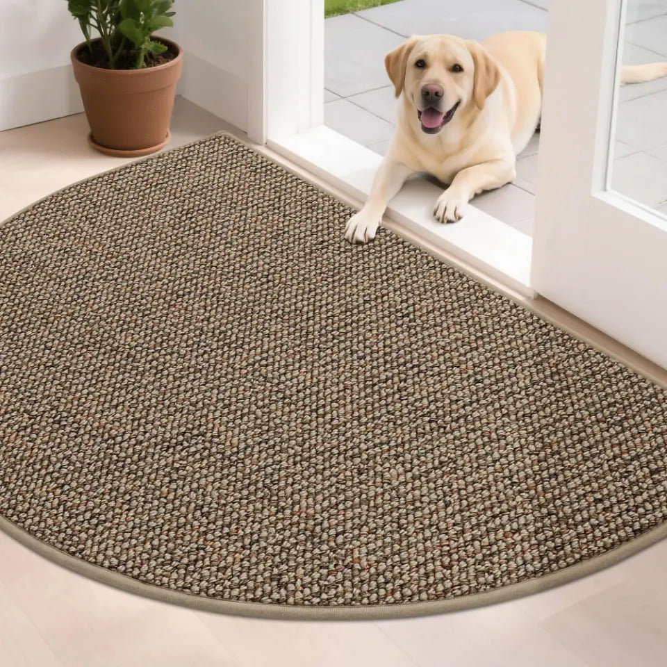 32x48 Taupe Semicircular Doormat