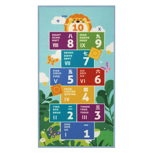 32x60 Hopscotch Game Rug