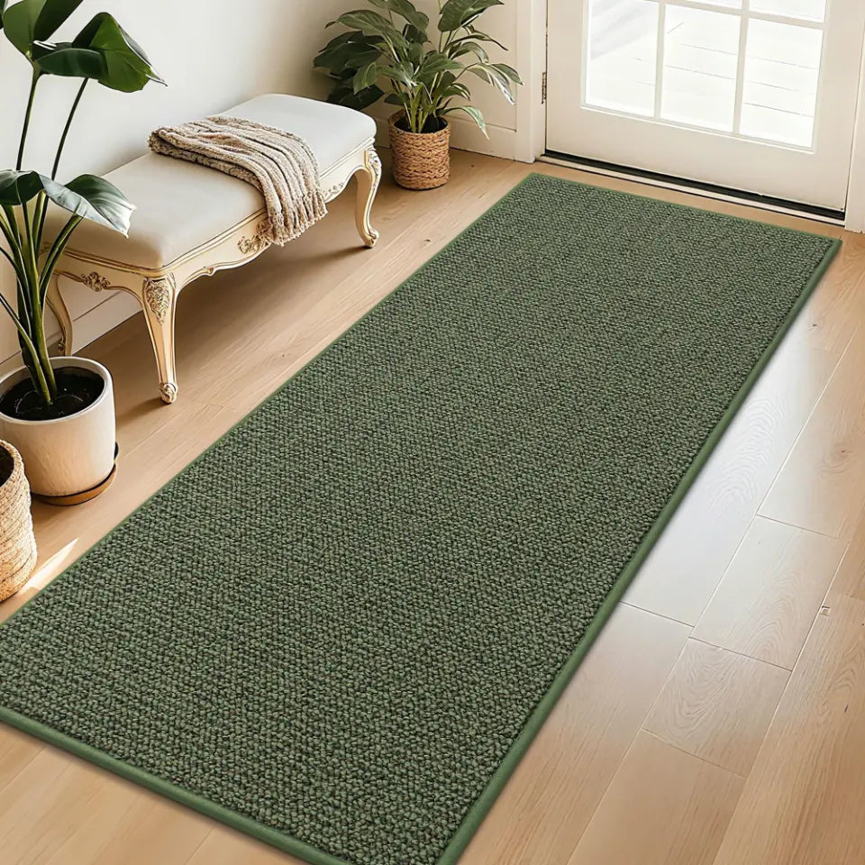 32x72 Green Dirt Trapper Plain Double Door Entry Mat