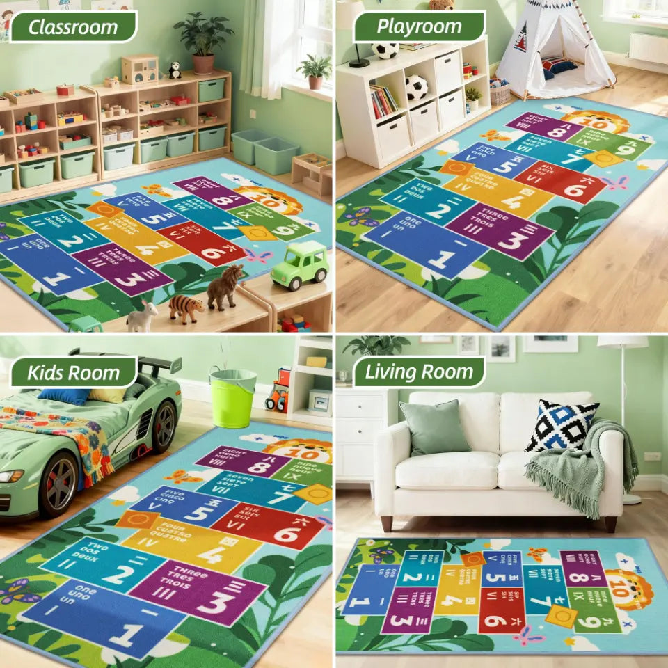 Application of Hopscotch Game Rug