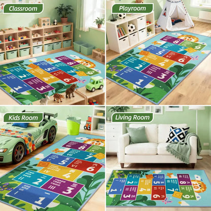 Application of Hopscotch Game Rug