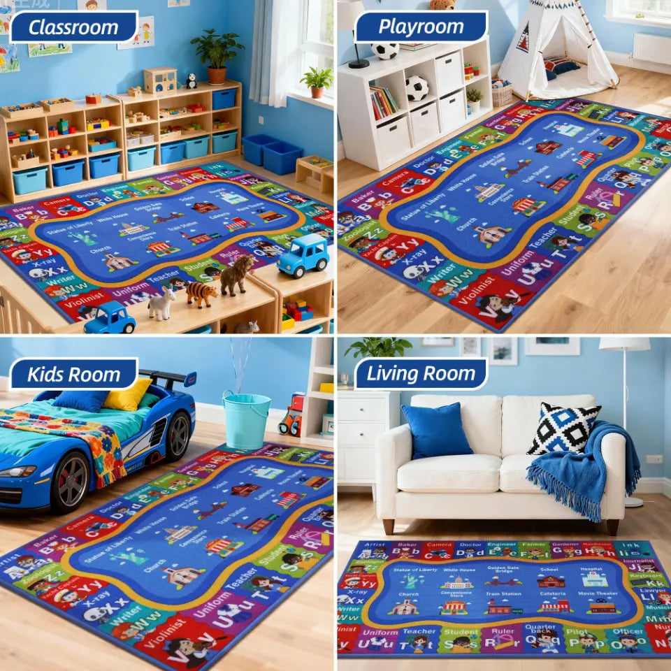 Applications of 32x60 ABC Kids Rug Carpet Playmat