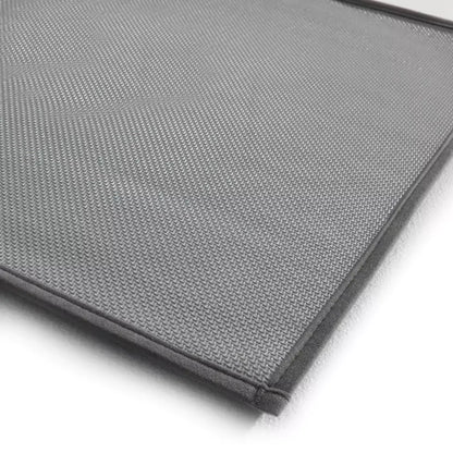 Backing Material Details of Diamond Lattice Center Kitchen Throw Rugs Set