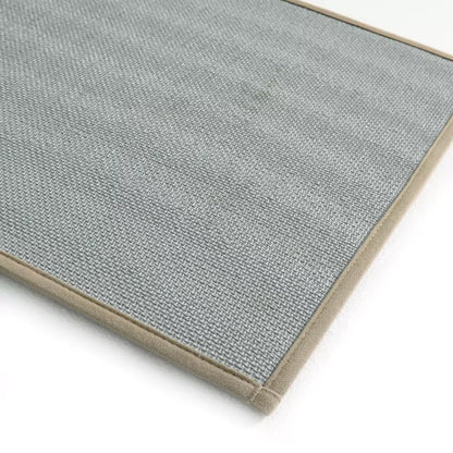 Backing Material Details of Solid Colored Bordered Non-Slip Washable Entrance Carpet