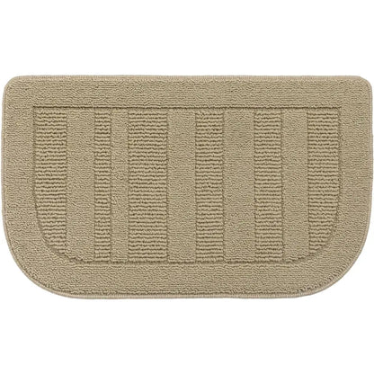 Beige D Shaped Small Area Rugs for Kitchen