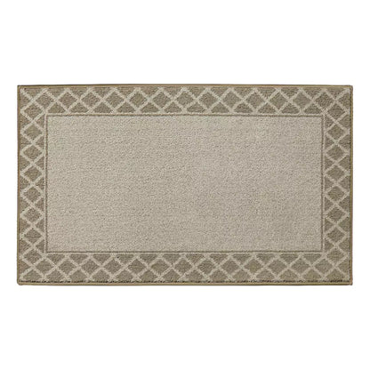 Beige Non Slip Front Door Mat
