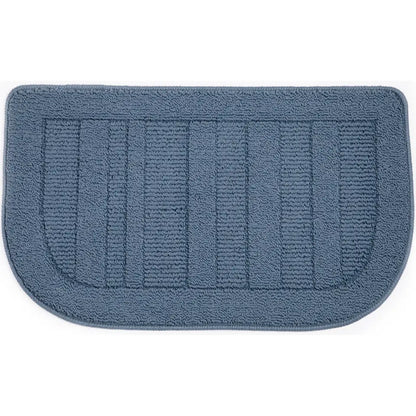 Blue D Shaped Small Area Rugs for Kitchen
