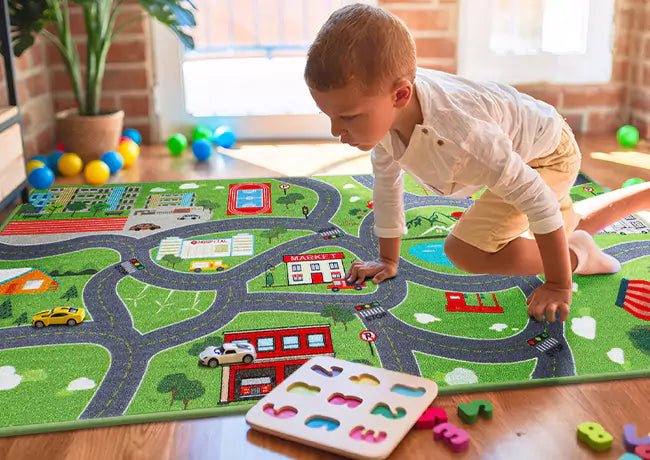 Childs Playmat Builds a Space for Learning & Play